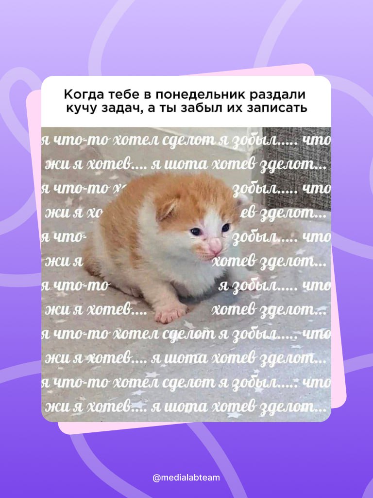 😂 Жиза? — теперь это наша постоянная рубрика с мемами. Поднимаем настроение тебе, тебе и каждому в принципе!
@medialabteam 🤍 | Сетка — социальная сеть от hh.ru