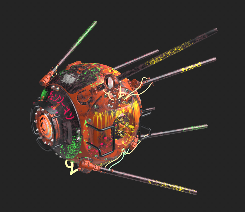 Сделала домашку для моей онлайн 3d школы. Учили текстурировать в Substance Painter | Сетка — социальная сеть от hh.ru