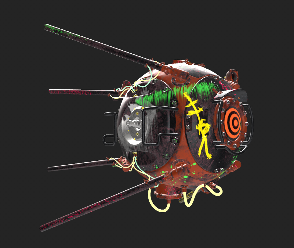 Сделала домашку для моей онлайн 3d школы. Учили текстурировать в Substance Painter | Сетка — социальная сеть от hh.ru