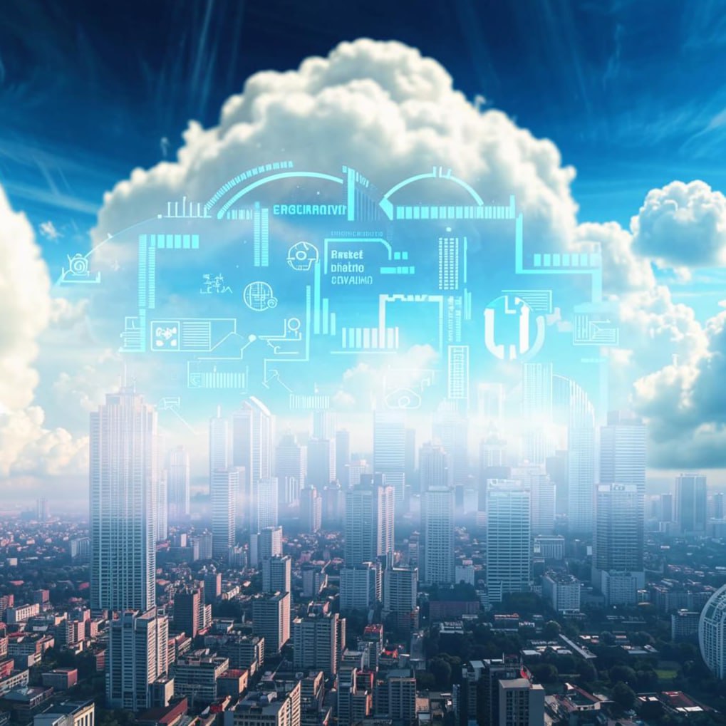 🤖Настало время новой загадки! Что изобразила нейросеть на этот раз?
Варианты ответов:
– Хранение данных
– Облачные вычисления
– Виртуальные серверы
– Цифровое облако
Сегодняшняя загадка — это слово, с... | Сетка — социальная сеть от hh.ru