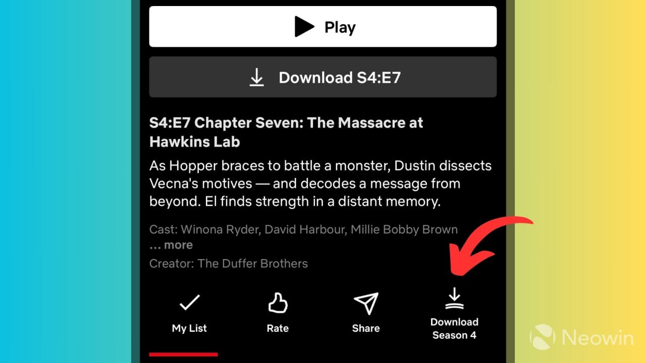 😎 Netflix представил долгожданную функцию для пользователей iPhone и iPad, позволяющую им загружать целый сезон телешоу одним нажатием | Сетка — социальная сеть от hh.ru