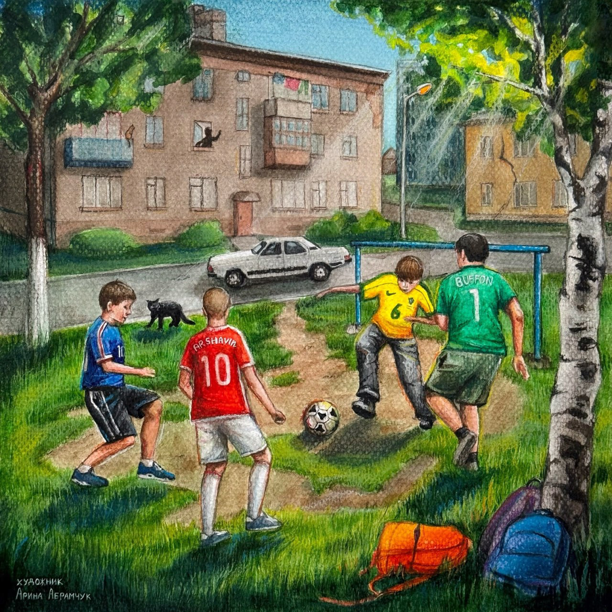 🎨⚽️Футбол начинается во дворе.
Это не просто игра, а прекрасный способ развития физических и социальных навыков, командного духа и умения работать в команде. Футбол-жизнь миллионов | Сетка — социальная сеть от hh.ru