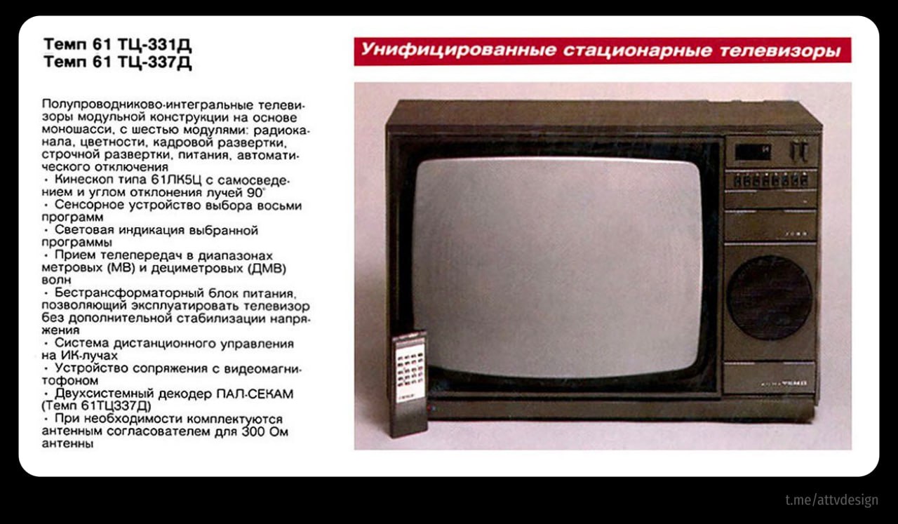 📺 #РетроСубботник
Телевизоры ТЕМП разных поколений | Сетка — социальная сеть от hh.ru