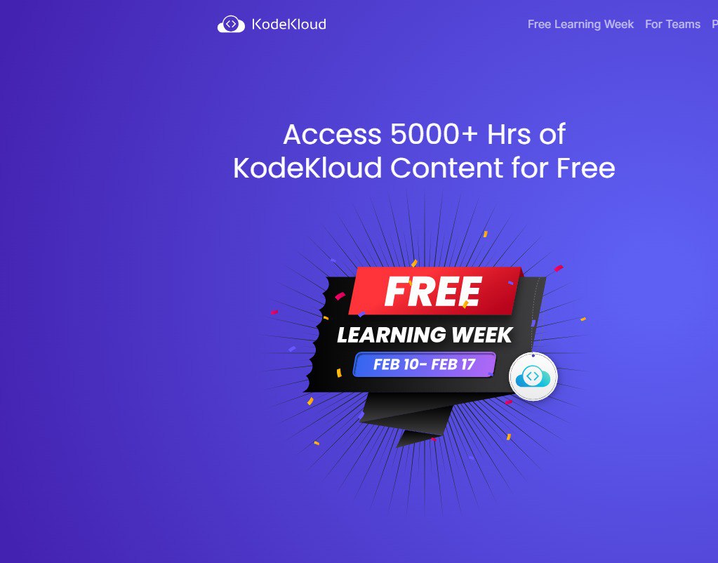 Стань DevOps за неделю 😅
https://kodekloud.com/free-week | Сетка — социальная сеть от hh.ru