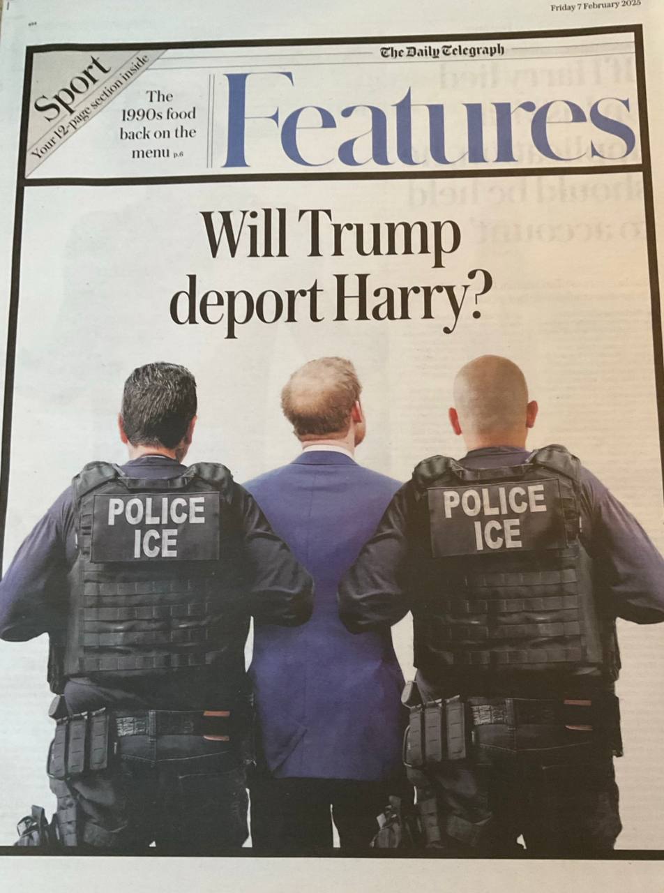 Принц без королевства
Я не хочу депортировать Гарри. Я оставлю его в покое. У него и так достаточно проблем с женой. Она ужасна. — Президент Трамп о Принце Гарри | Сетка — социальная сеть от hh.ru