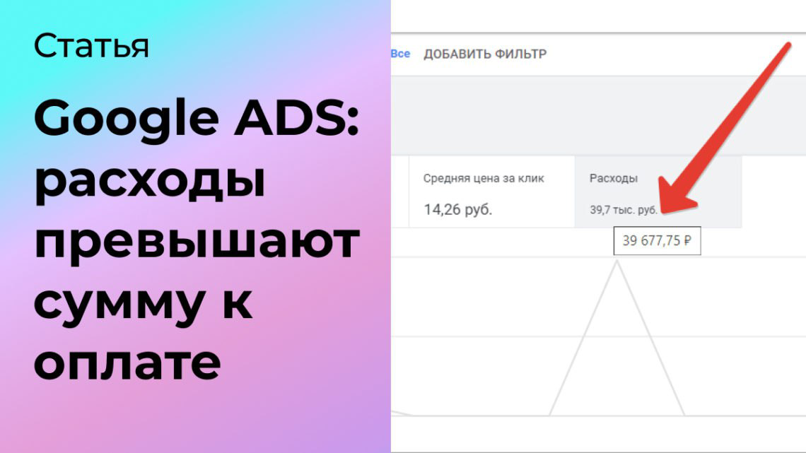 Почему в Гугл Эдс расходы превышают сумму к оплате | Сетка — социальная сеть от hh.ru