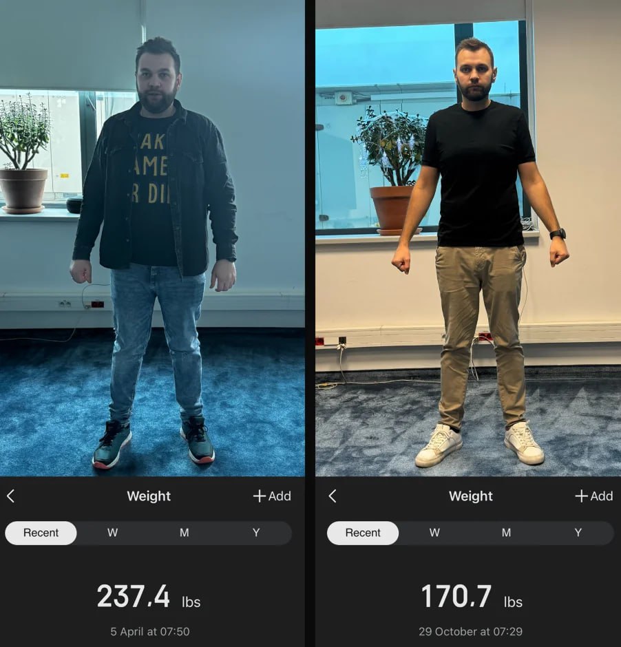 разработчик VR-игры про фитнес скинул 30 кг за 7 месяцев, пока её делал.
ну а что, идеальный кейс для маркетинга: сам создал, сам протестил, сам похудел.
@salegolubec | Сетка — социальная сеть от hh.ru