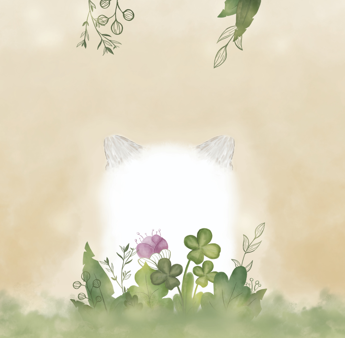 Котик в цветах | Сетка — социальная сеть от hh.ru