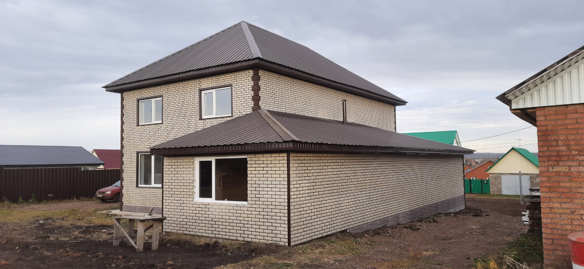 🌟Вот так преобразился фасад дома у нашего заказчика Марселя из г | Сетка — социальная сеть от hh.ru