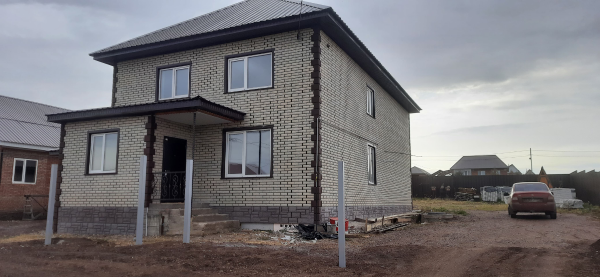 🌟Вот так преобразился фасад дома у нашего заказчика Марселя из г | Сетка — социальная сеть от hh.ru