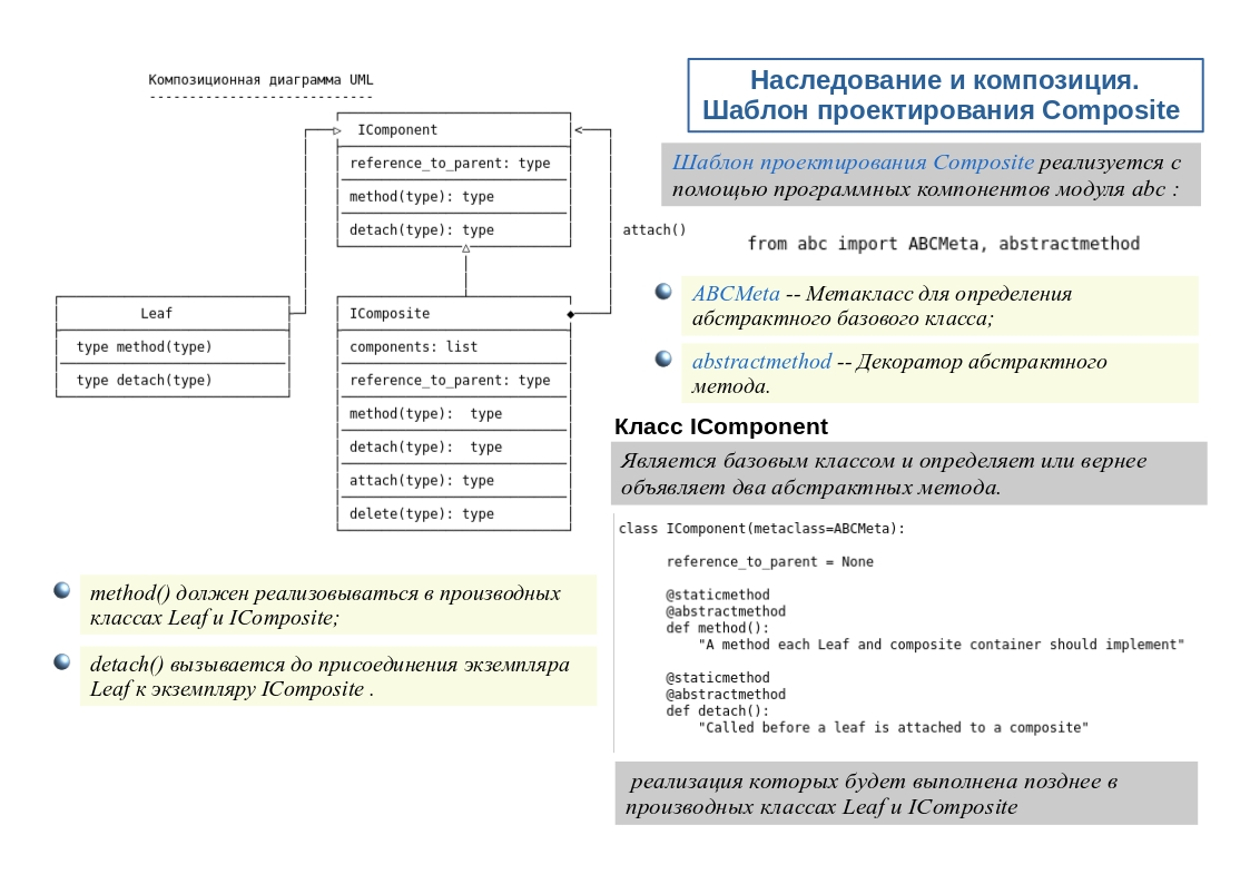 Шаблон проектирования Composite | Сетка — социальная сеть от hh.ru