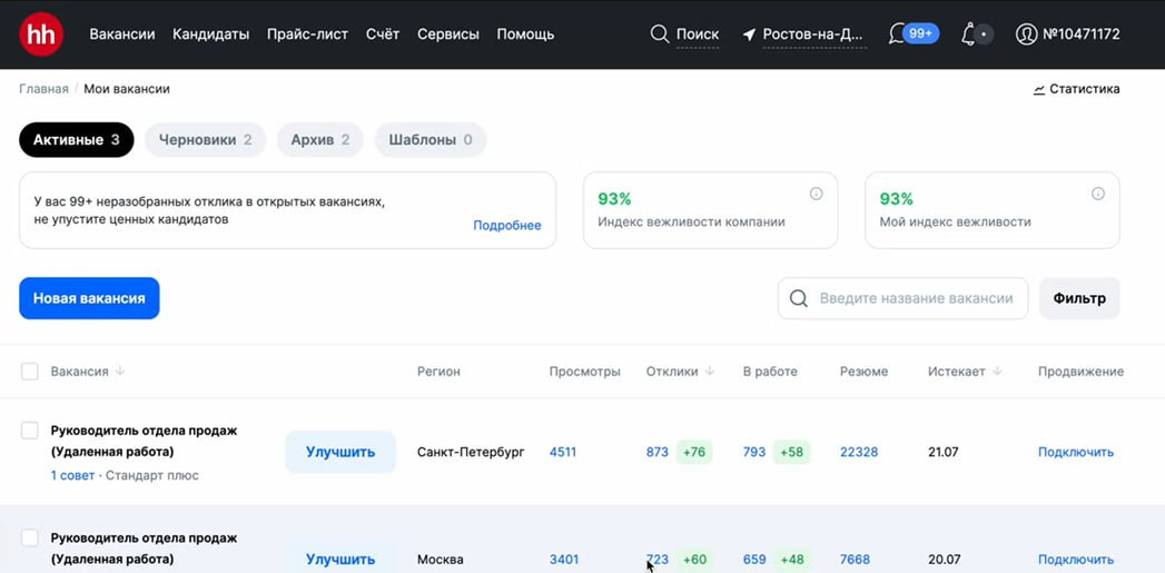 Собственники бизнеса, и HR - специалисты! Кому интересно, как мы  получаем на порядок больше откликов, режем затраты до 70-150 рублей за найм и первичную адаптацию сотрудника, - напишите в личные сооб... | Сетка — социальная сеть от hh.ru