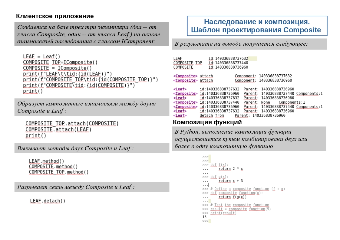 Шаблон проектирования Composite. Создание клиента | Сетка — социальная сеть от hh.ru
