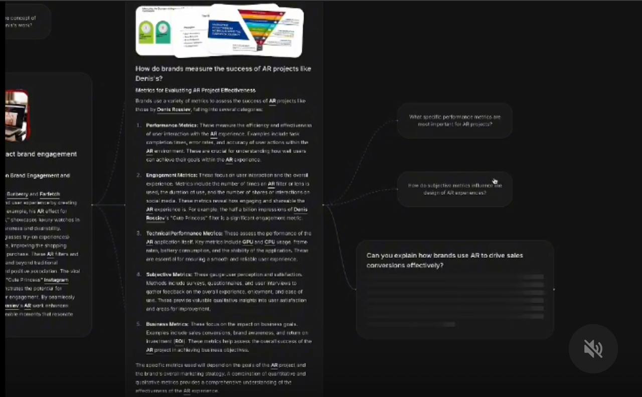 🛠️ Новый формат AI-поиска?
rabbithole.chat (заходите с десктопа, с мобилы не работает).
В общем, это гуглпоиск с AI-саммаризацией, который предлагает фоллоу-апы в виде ветвлений | Сетка — социальная сеть от hh.ru