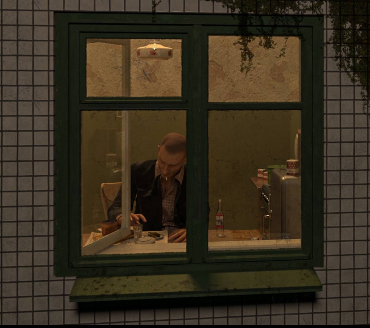 Рюмка водки и русская тоска..
Буквально первая работа в 3д, косо-криво, но зато своё, родное | Сетка — социальная сеть от hh.ru