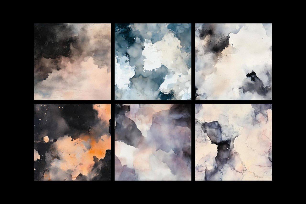 Dark Watercolor Textures | #текстурыНашел для вас такие текстуры,созданные в формате разводов от воды и красок | Сетка — социальная сеть от hh.ru