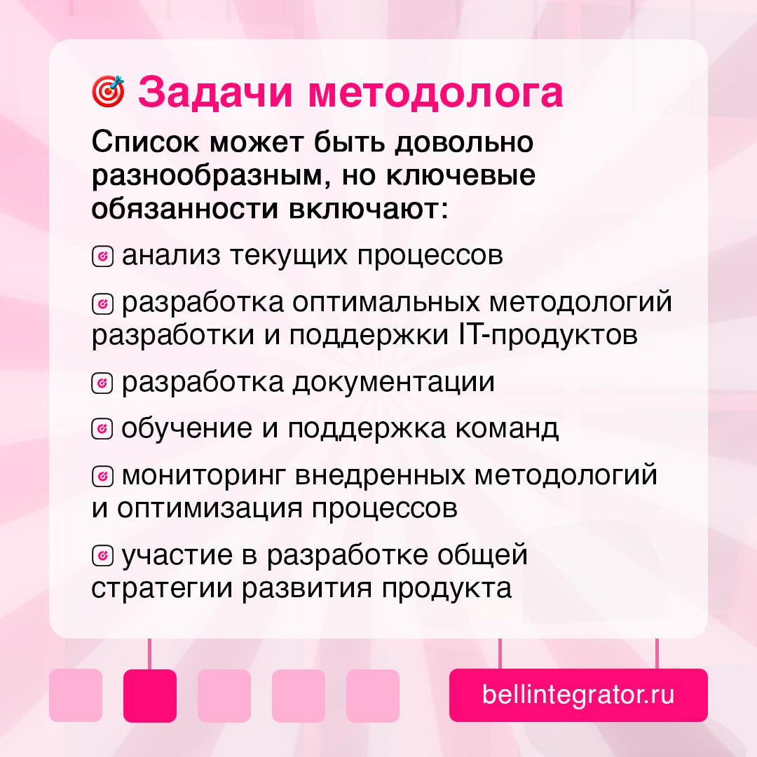 Эти специалисты пишут правила игры 💼
Ведь эффективные IT-процессы – залог успешной разработки и внедрения продуктов. В карточках рассказали, кто такие методологи и как ими становятся | Сетка — социальная сеть от hh.ru