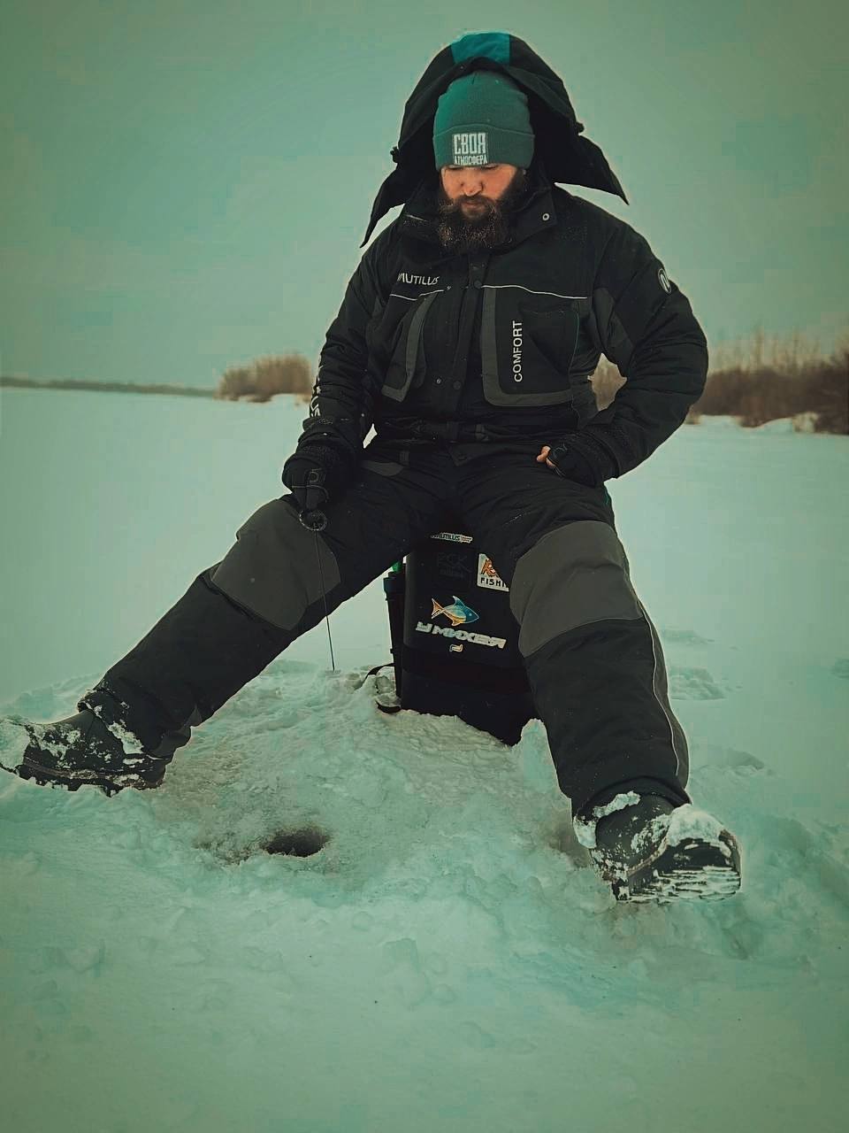 Всем привет, друзья! Очередная рыбалка на домашнем водоёме дала повод задуматься, а есть ли глухозимье вообще.
Погода была максимально на моей стороне: -10 и почти безветренно | Сетка — социальная сеть от hh.ru