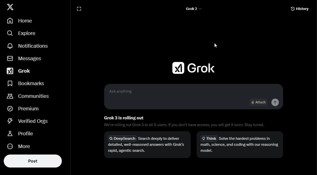 ✨Grok-3 уже здесь, и это новый уровень
xAI выкатила свежую версию своей ИИ-модели, и есть о чём поговорить. Посмотрим, что изменилось:
▪️Две версии на выбор | Сетка — социальная сеть от hh.ru
