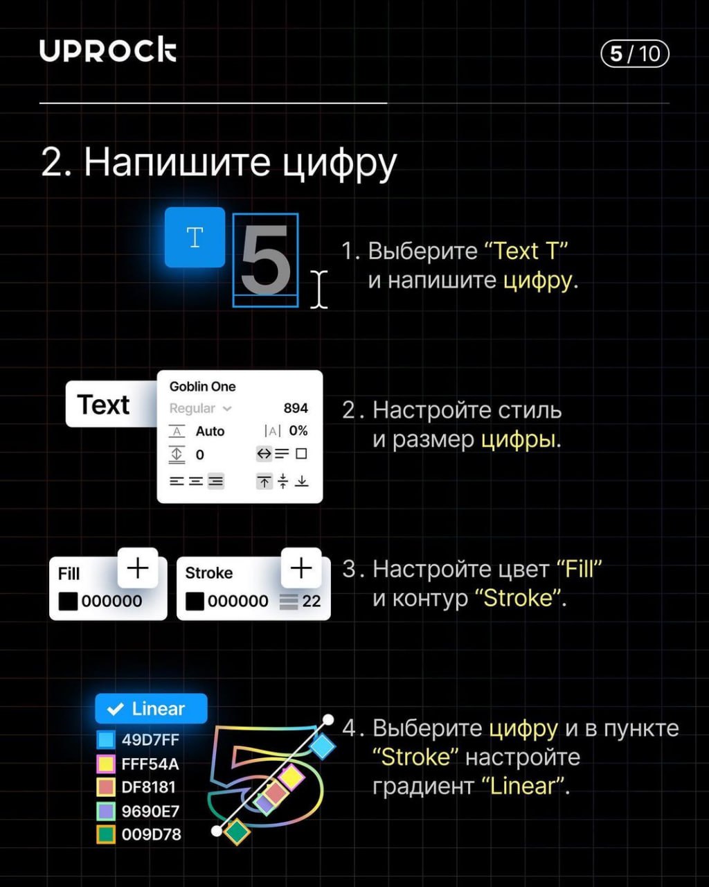 Гайд на создание вот такой цифры со стеклянной обводкой в Figma. | Сетка — социальная сеть от hh.ru