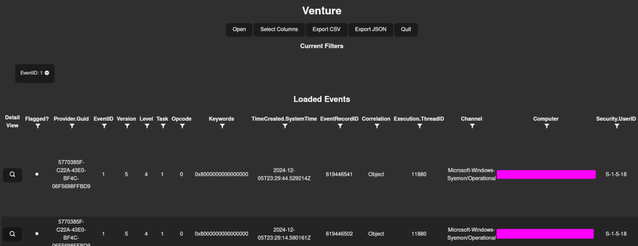 Возможно кому-то при анализе .evtx пригодится
Venture: Windows Event Viewing Made Easy
https://github.com/mttaggart/venture
evtxview
https://github | Сетка — социальная сеть от hh.ru