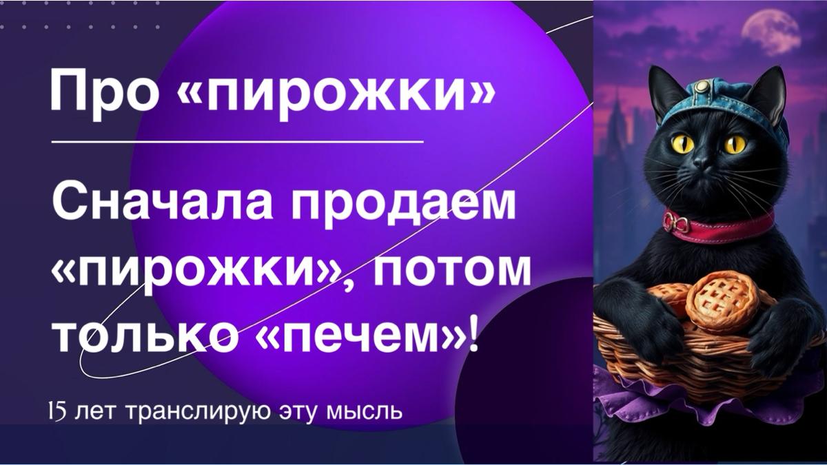 🎯 Сначала продаём «пирожки», а потом их печём - я эту мысль транслирую более 15 лет, когда еще не было ИИ и это было сделать сложнее.
Недавно ко мне пришёл один предприниматель. Запустил бренд одежды | Сетка — социальная сеть от hh.ru