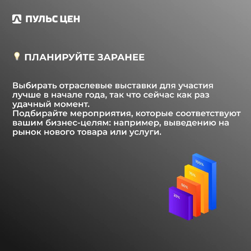 📈 Начало года - время готовиться к предстоящим маркетинговым активностям.
Команде Пульса цен не занимать опыта в процессе подготовки к участию в отраслевых выставках | Сетка — социальная сеть от hh.ru