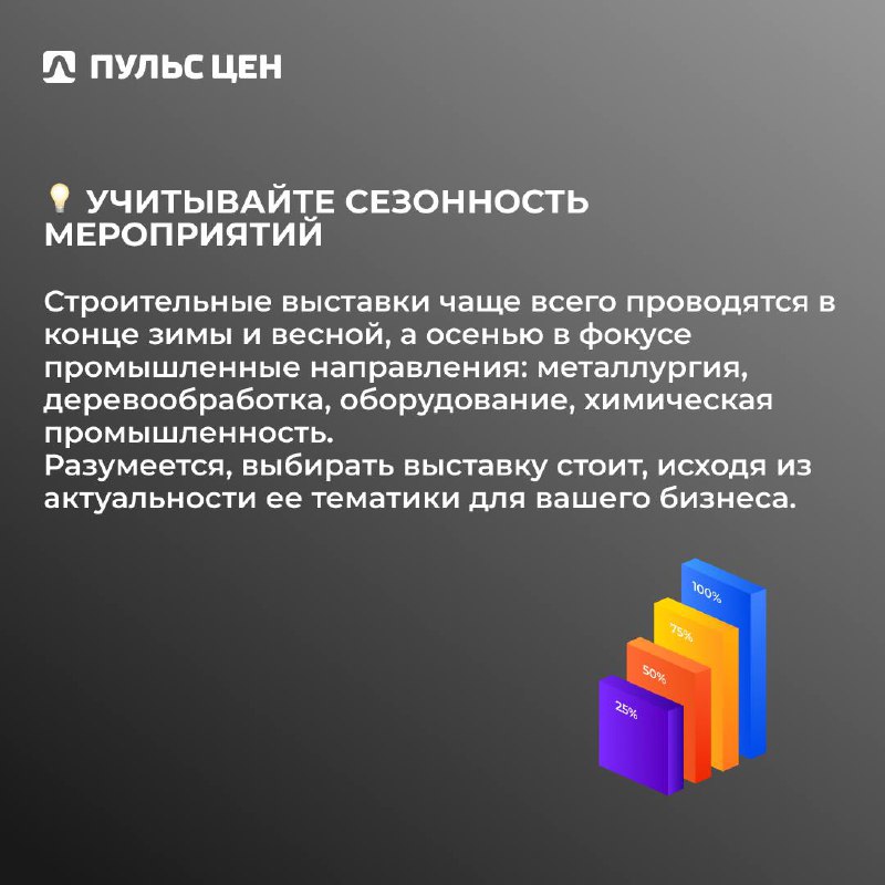 📈 Начало года - время готовиться к предстоящим маркетинговым активностям.
Команде Пульса цен не занимать опыта в процессе подготовки к участию в отраслевых выставках | Сетка — социальная сеть от hh.ru