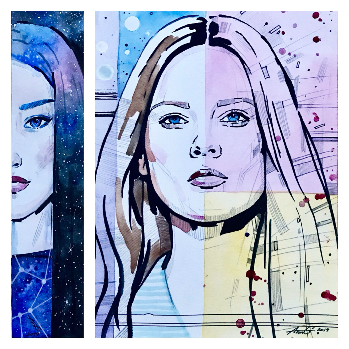 Ещё немного «старой» акварели 😁🎨
#иллюстрация | Сетка — социальная сеть от hh.ru