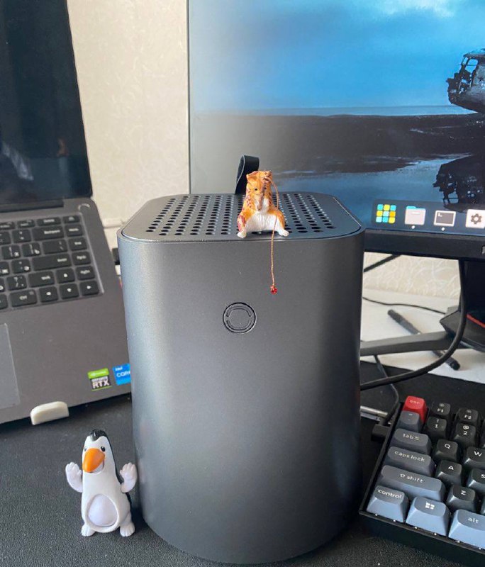 Пришел мой мини пк (ну как будто не прям мини), пока разбираюсь че да как 🕺 | Сетка — социальная сеть от hh.ru