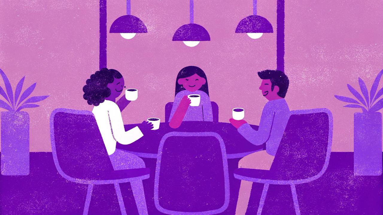 Каждый месяц в нашей команде есть классная традиция - кофейная пятница 🍵
Утром в пятницу мы идем в кафейню, можем там поработать или просто устроить себе завтрак с кофе/чаем и десертом)
Несмотря на то... | Сетка — социальная сеть от hh.ru
