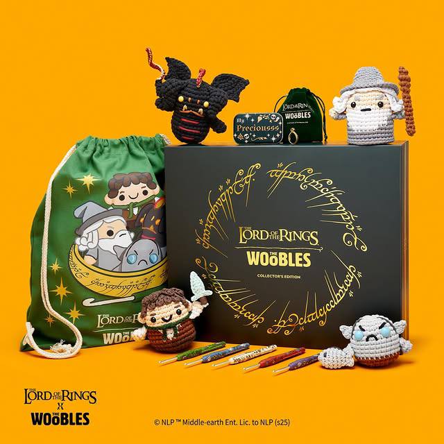 Ого, бренд рукоделия Woobles заколлабился с Властелином колец и выпустил вязальный набор для создания героев франшизы | Сетка — социальная сеть от hh.ru