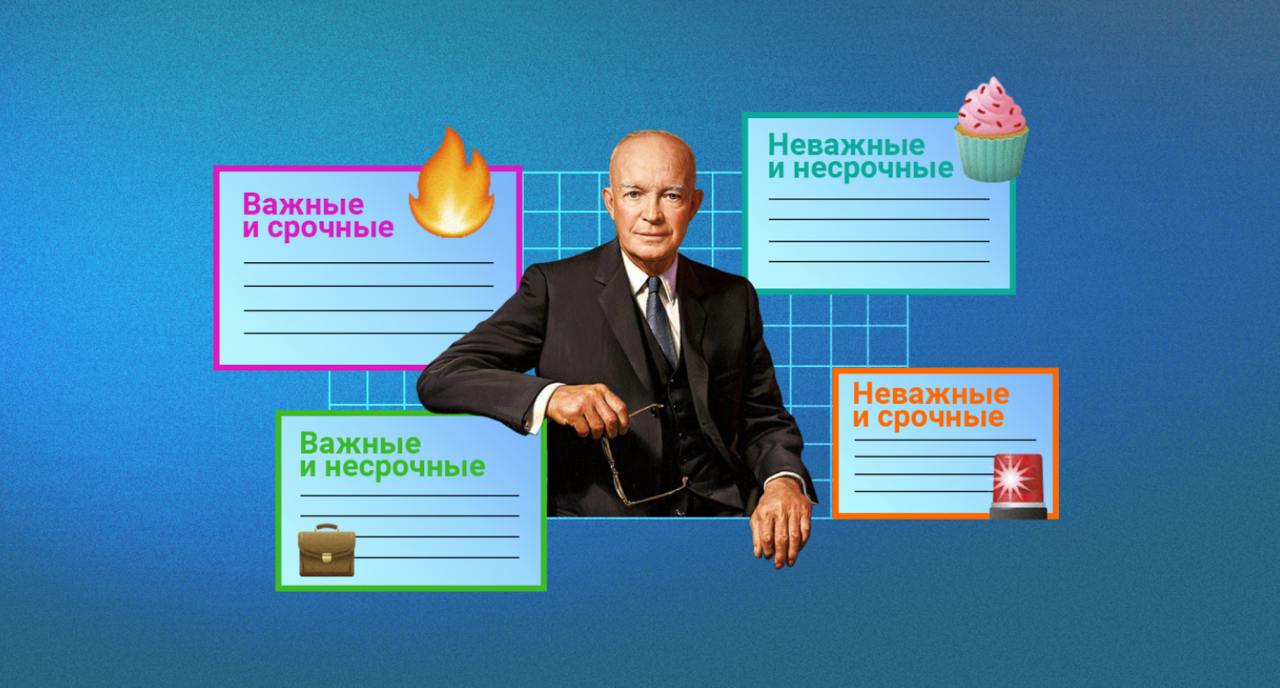 Что такое матрица Эйзенхауэра и как применять её в тайм-менеджменте
Эту матрицу, скорее всего, видел каждый из вас | Сетка — социальная сеть от hh.ru
