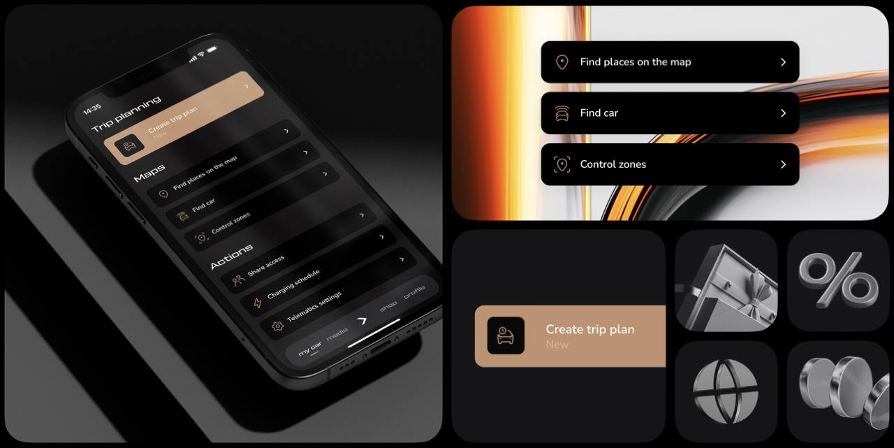 Дизайн Exeed Mobile App
Круто, когда есть приятель, который шарит в тачках?
Конечно, но если речь идет про автомобили EXEED его легко заменит Mobile App, дизайн которого разработала команда Kodix | Сетка — социальная сеть от hh.ru