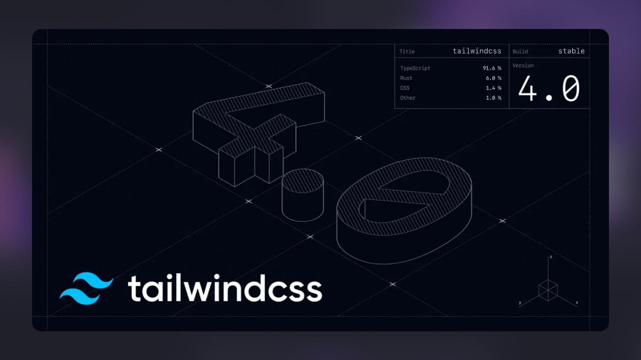 #НовостиРазработки Про Tailwind CSS v4.0
Tailwind — CSS-фреймворк, упрощающий создание адаптивных интерфейсов за счет набора утилитарных классов | Сетка — социальная сеть от hh.ru