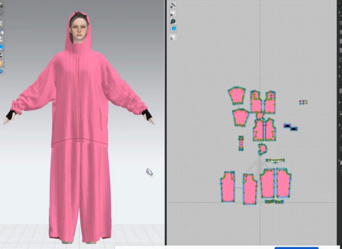 Делала вот такую очаровательную пижамку, по низу рукавов, куртки, брюк предусмотрены ещё затяжки для регулирования ширины #конструктородежды #дизайнеродежды #дизайнер #3д #3d #clo3d #grafis | Сетка — социальная сеть от hh.ru