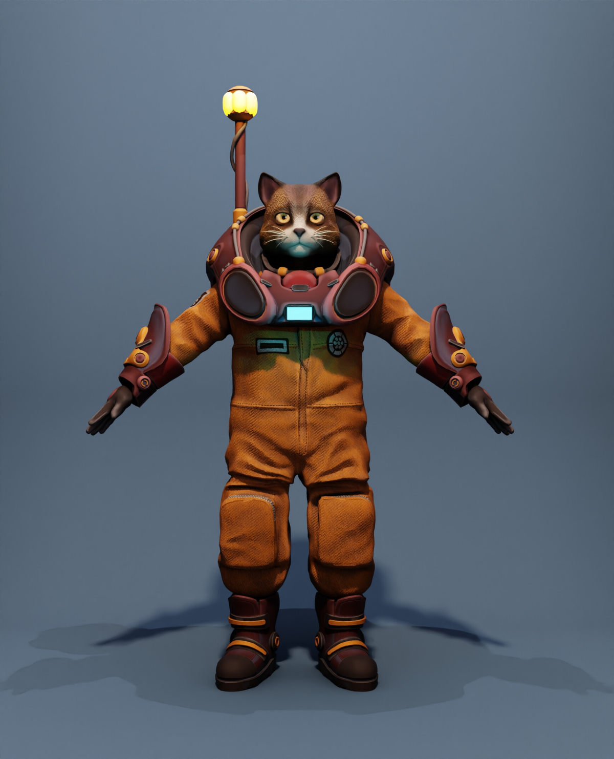 Персонаж для игры! Скульпт, ретопология, текстуринг, создание рига и анимация.  
#blender #character #animation #conceptart #3d | Сетка — социальная сеть от hh.ru