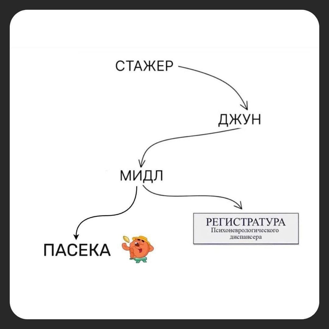 Я сейчас напишу непопулярное мнение, но по-моему сложность работы в IT несколько преувеличена и всеобщий тренд на жалобы выгорающих айтишников раздут из ничего | Сетка — социальная сеть от hh.ru