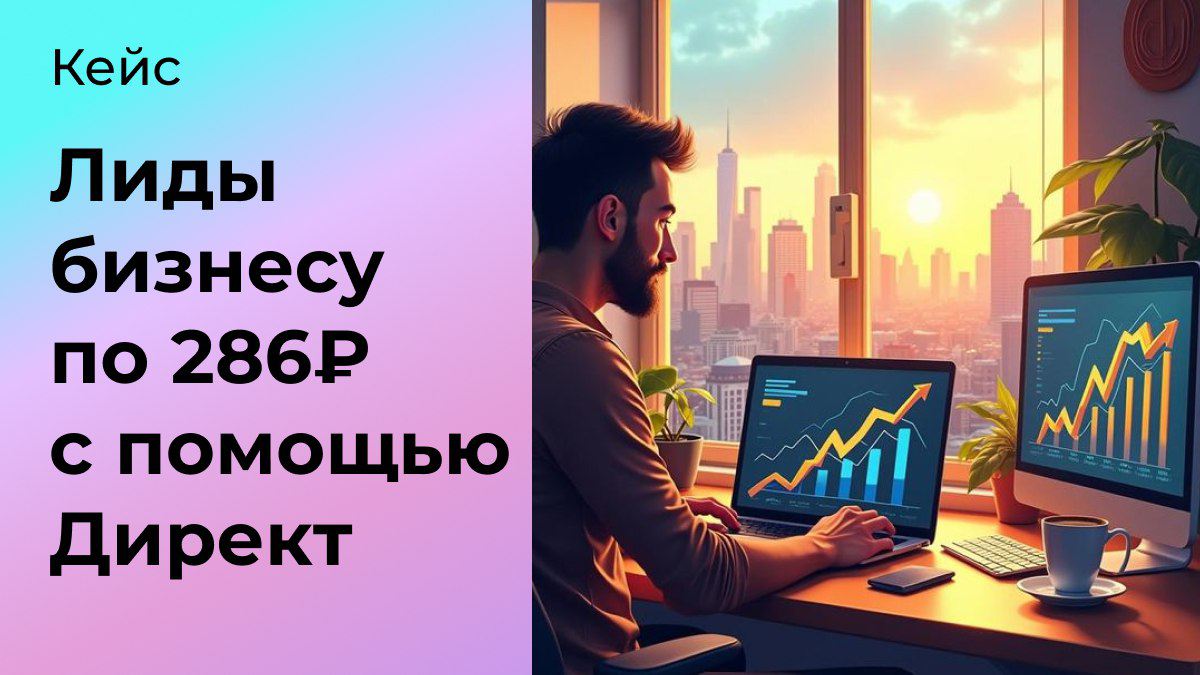 Кейс: Лиды в бизнес по 286 ₽ с помощью Директа
Фух, самого подташнивает от такого заголовка. Давайте объясняю почему таким кейсам верить нельзя | Сетка — социальная сеть от hh.ru