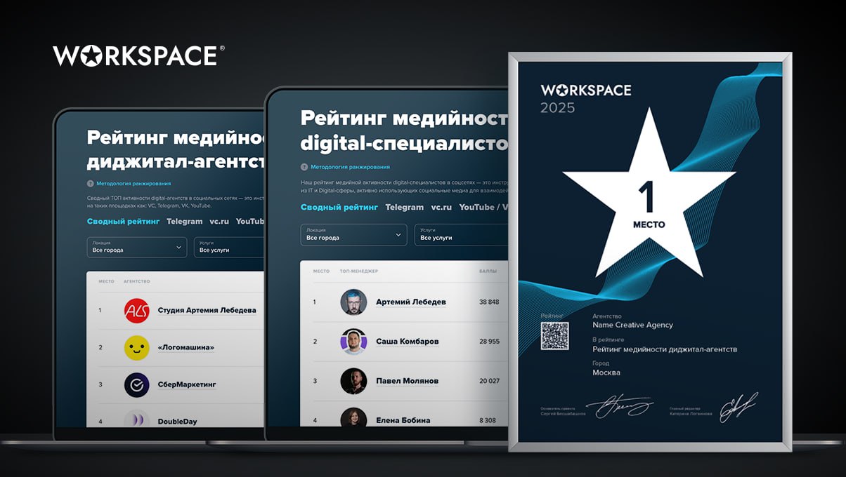 🥇Рейтинги медийности от Workspace!🥇
Есть множество причин для поддержания компаниями прозрачности: от привлечений инвестиций до хантинга сотрудников | Сетка — социальная сеть от hh.ru