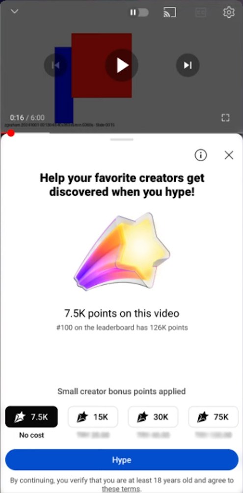 YouTube уже вовсю тестирует платные "хайпы" в нескольких странах. На днях рассказали подробнее об этой фиче, но понятнее не стало | Сетка — социальная сеть от hh.ru
