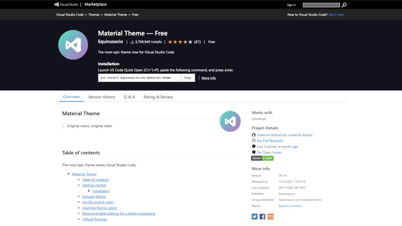 ‼️‼️‼️
Microsoft удалила тему Material из маркетплейса VS Code, в ней нашли вредоносный код
https://habr.com/ru/news/886028/ | Сетка — социальная сеть от hh.ru