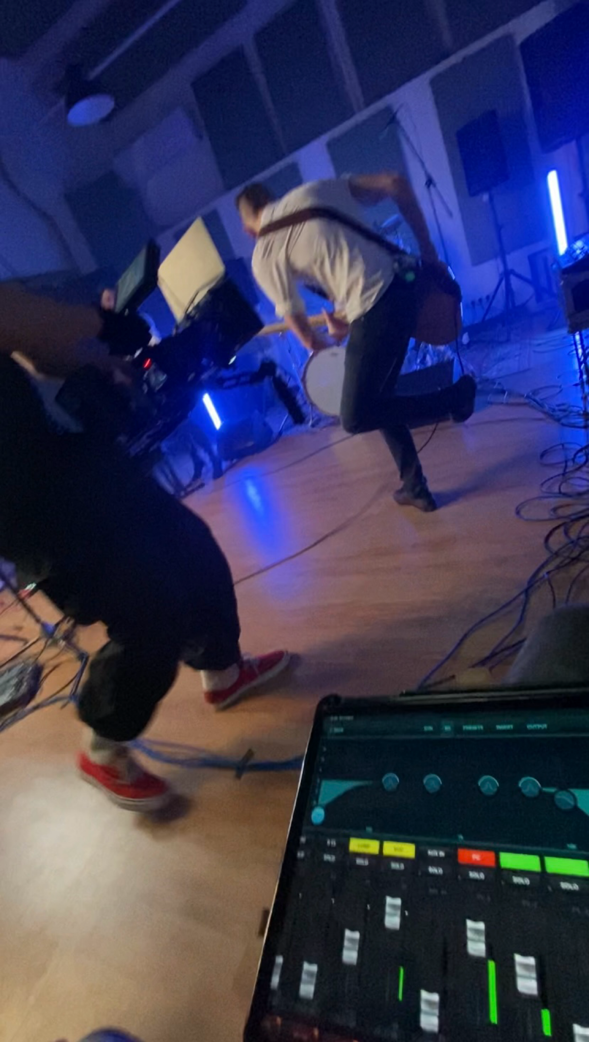 POV трекинг-инженера со съёмок на Flanger Studio: | Сетка — социальная сеть от hh.ru