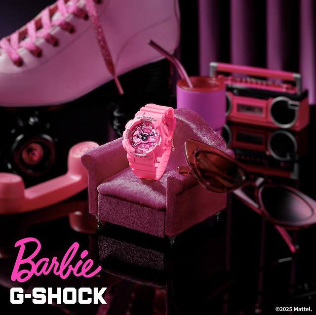 Шок, G-Shock заколлабились с Barbie и выпустили ну очень розовые часы. На них есть лого, надпись и эмблема Барби. В России можно купить за 15 тысяч рублс.
Подписывайтесь на ЗЛП 🍕 | Сетка — социальная сеть от hh.ru