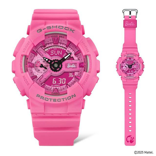 Шок, G-Shock заколлабились с Barbie и выпустили ну очень розовые часы. На них есть лого, надпись и эмблема Барби. В России можно купить за 15 тысяч рублс.
Подписывайтесь на ЗЛП 🍕 | Сетка — социальная сеть от hh.ru