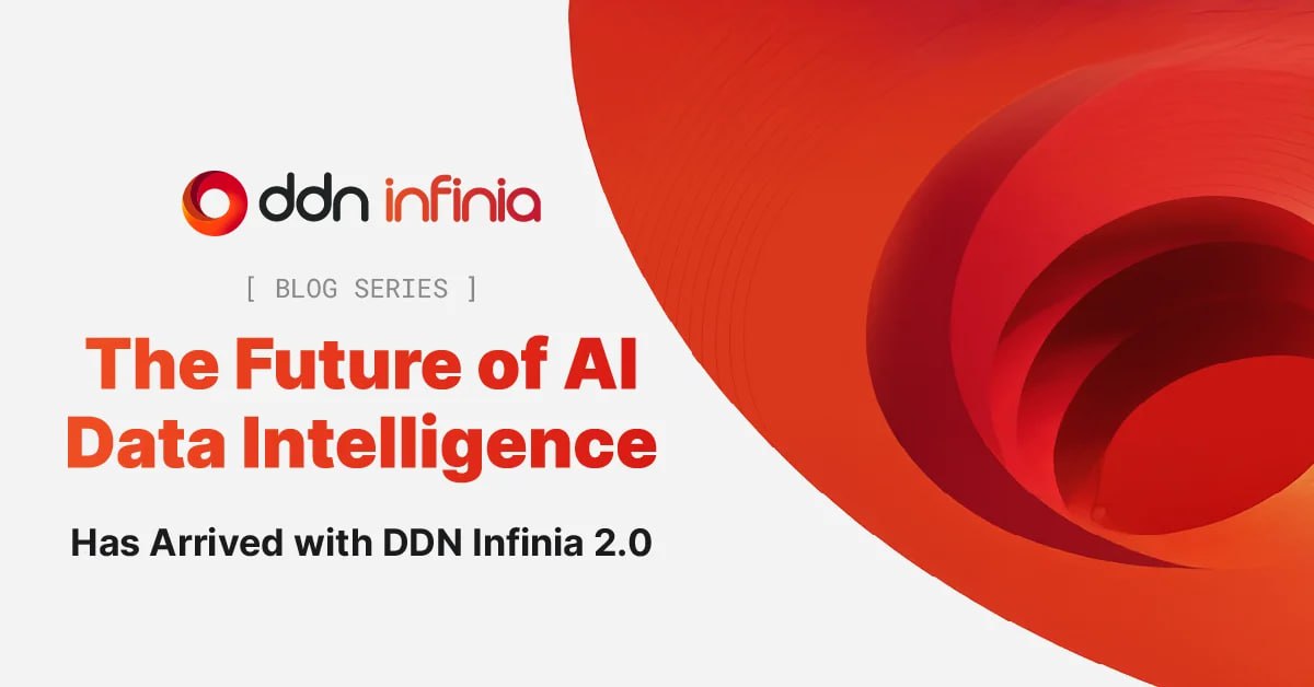 DDN представила Infinia 2.0 — платформу хранения для ИИ
DataDirect Networks (DDN) анонсировала Infinia 2.0 — программно-определяемую платформу хранения для ИИ-задач | Сетка — социальная сеть от hh.ru