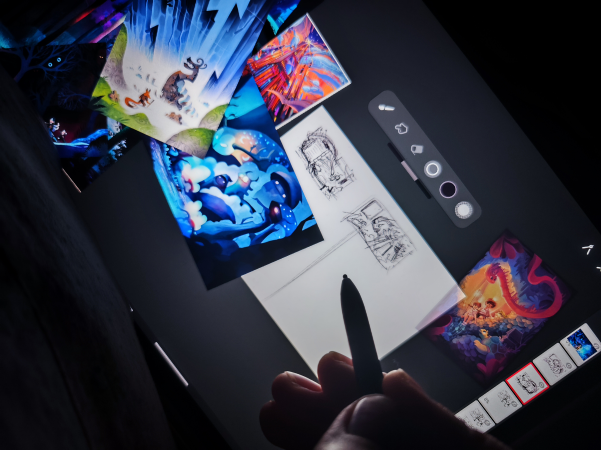 Начинается что-то интересненькое😏  
Подобрала кучу референсов и ухожу на поиски стиля!)
Надо сказать, что это неописуемый кайф рисовать что-то для себя! Не потому что надо, а потому что ну очень хочет... | Сетка — социальная сеть от hh.ru