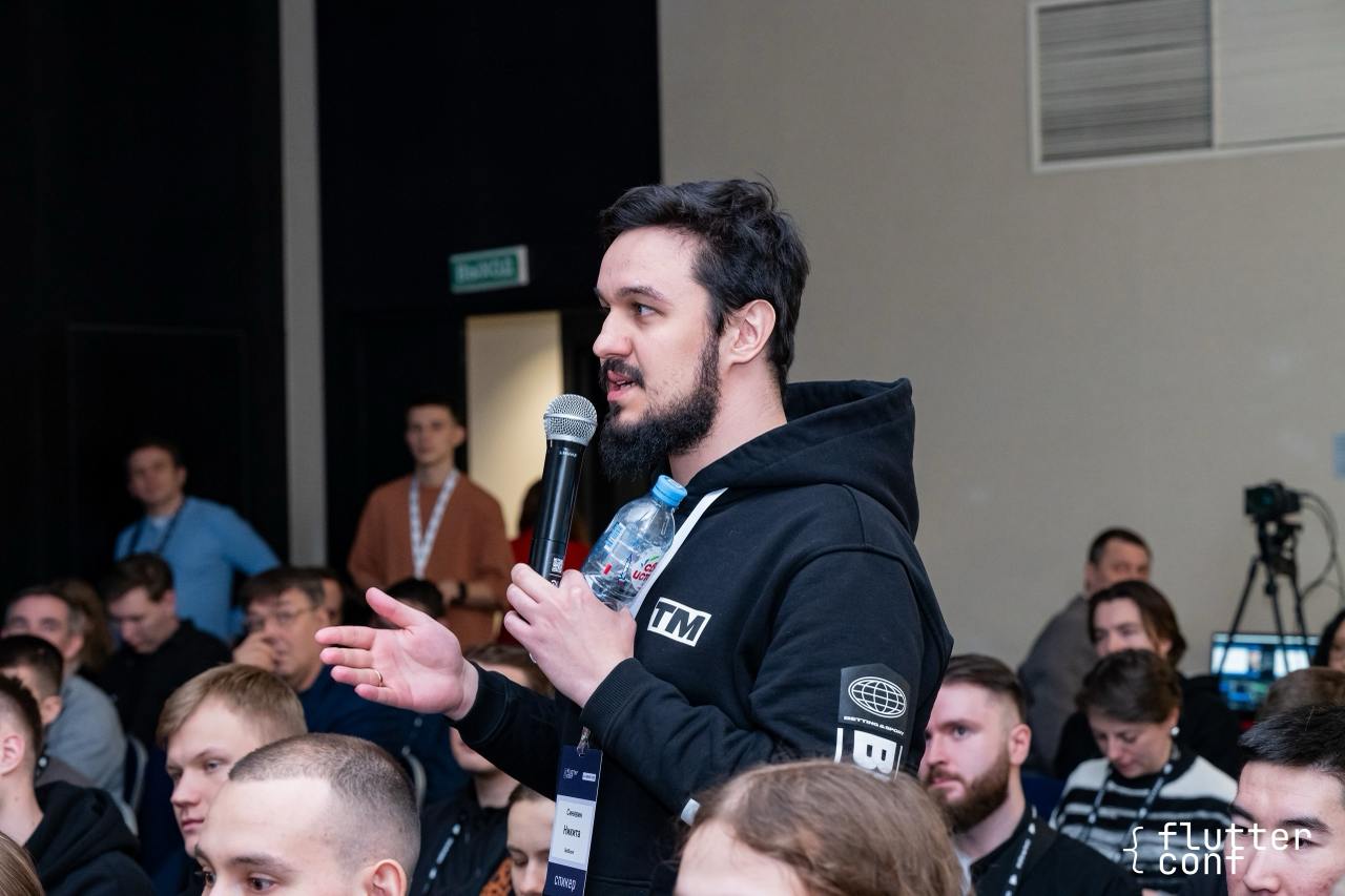 FlutterConf 2025
Кратко о впечатлениях от конфы: я очень рад, что стал частью этого крутого события. ПК проделал большую работу по отбору докладов, потому-что каждый из них очень сильный и интересный | Сетка — социальная сеть от hh.ru