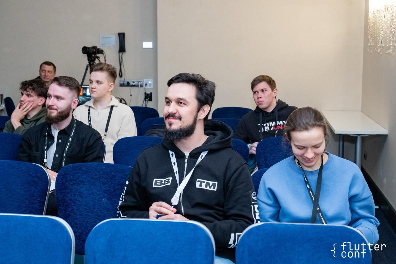 FlutterConf 2025
Кратко о впечатлениях от конфы: я очень рад, что стал частью этого крутого события. ПК проделал большую работу по отбору докладов, потому-что каждый из них очень сильный и интересный | Сетка — социальная сеть от hh.ru