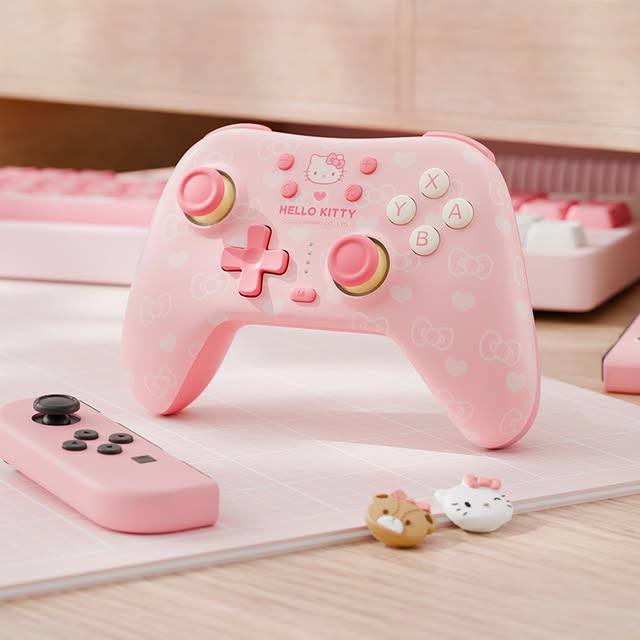 Красивое, бренд GeekShare выкатил предзаказ на игровой контроллер Hello Kitty. Релиз состоится 25 марта. В комплекте идут милые колпачки на джойстики, зарядка, стилизованная коробка | Сетка — социальная сеть от hh.ru